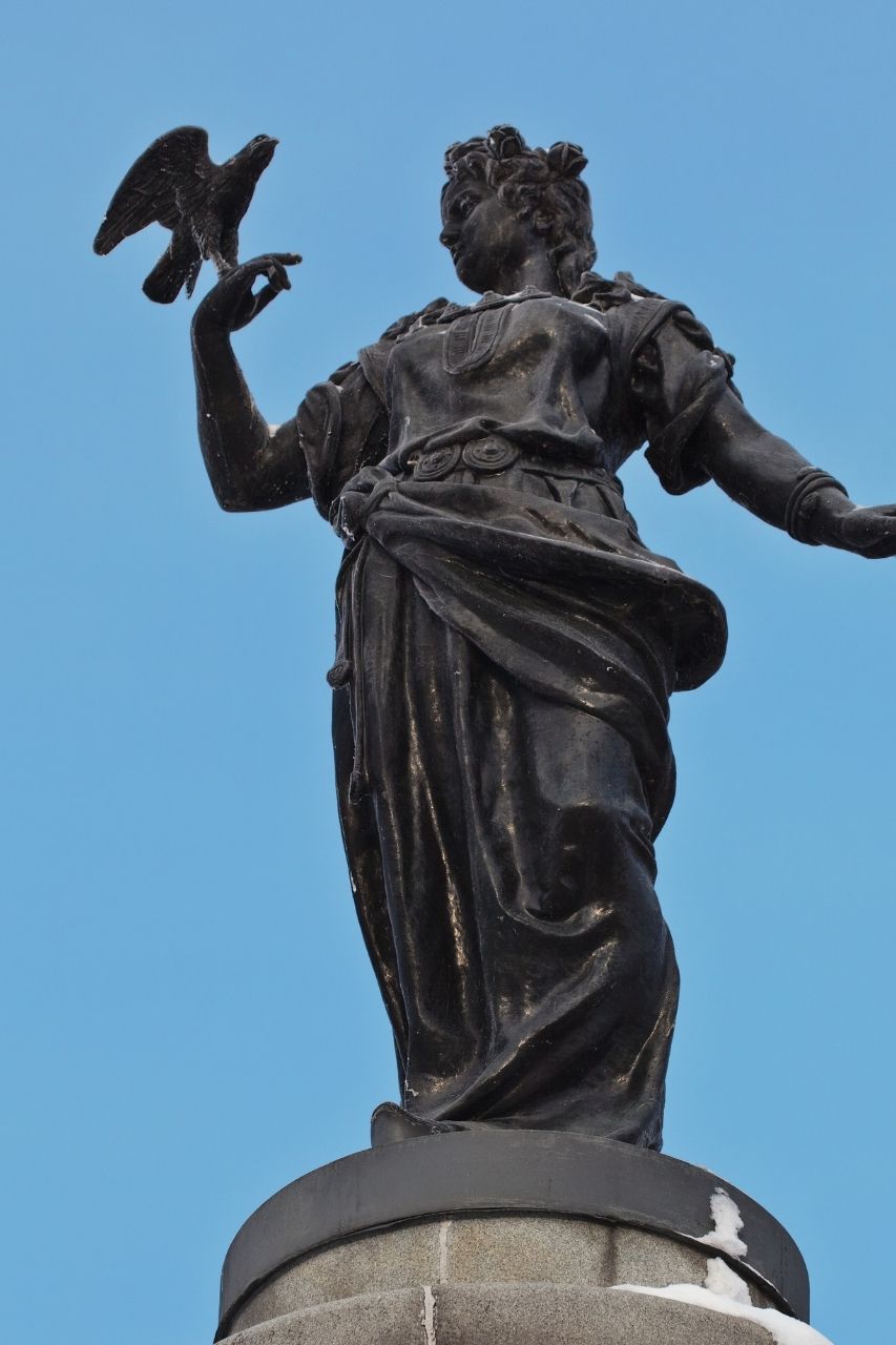 Freya standbeeld in Stockholm