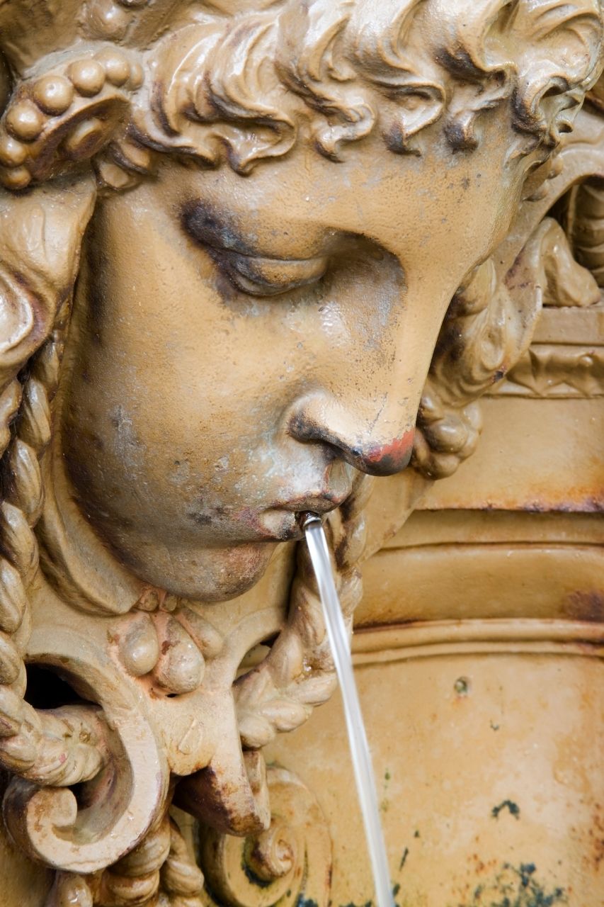 Standbeeld van de godin Tethys in Rio de Janeiro, Brazilië