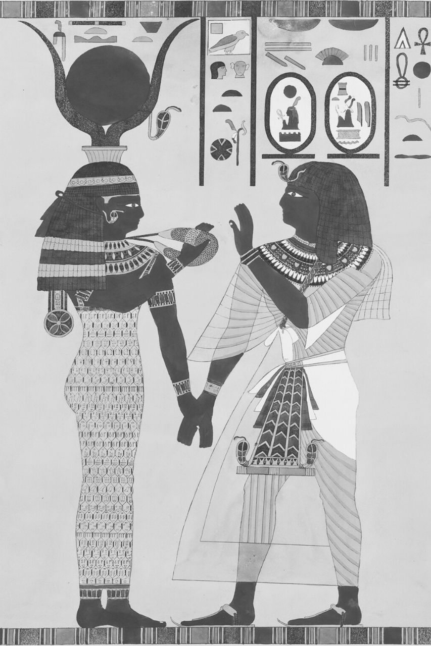Oud-Egyptische bruiloft