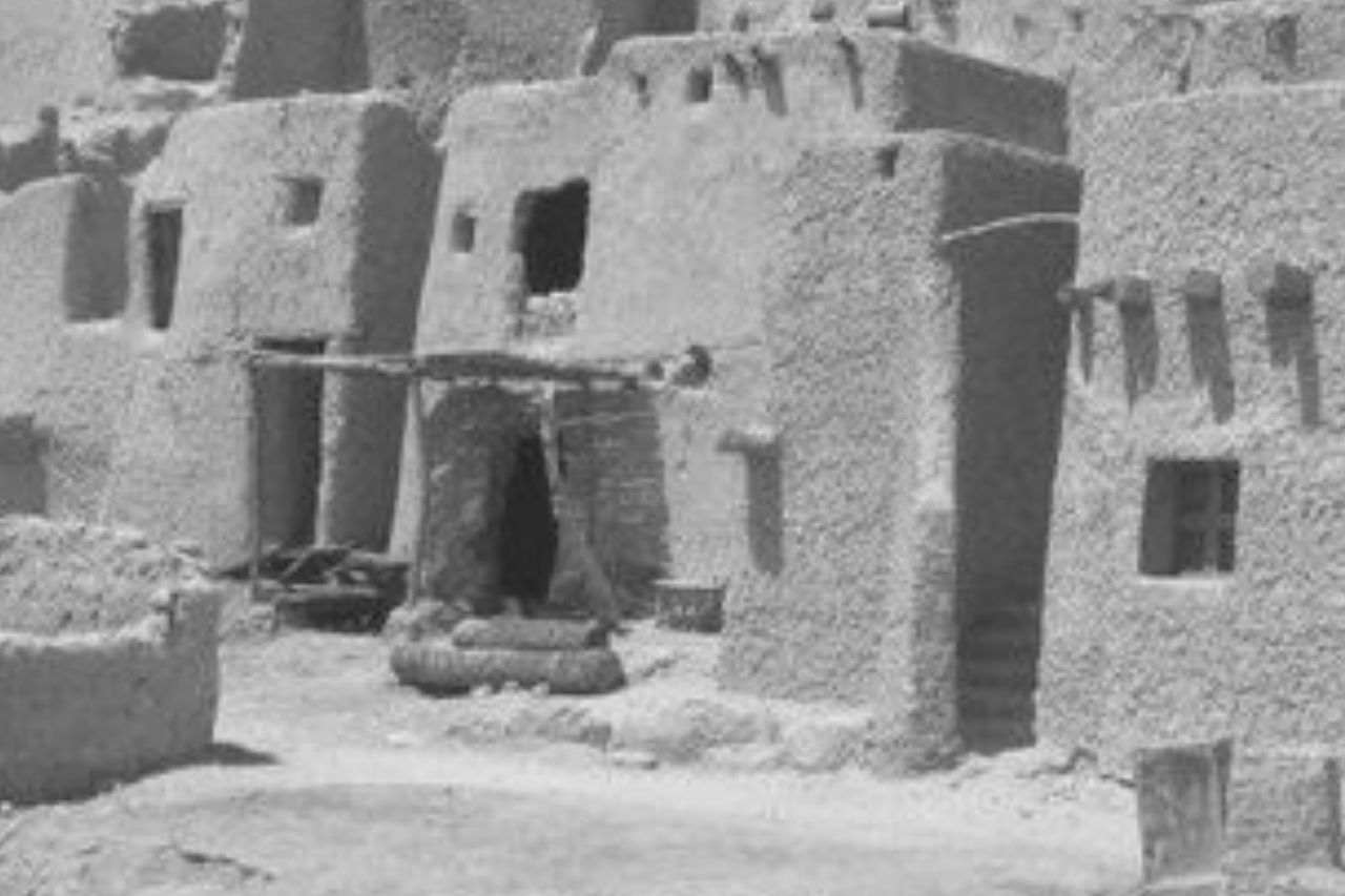 Archeologie oud-Egyptisch huis