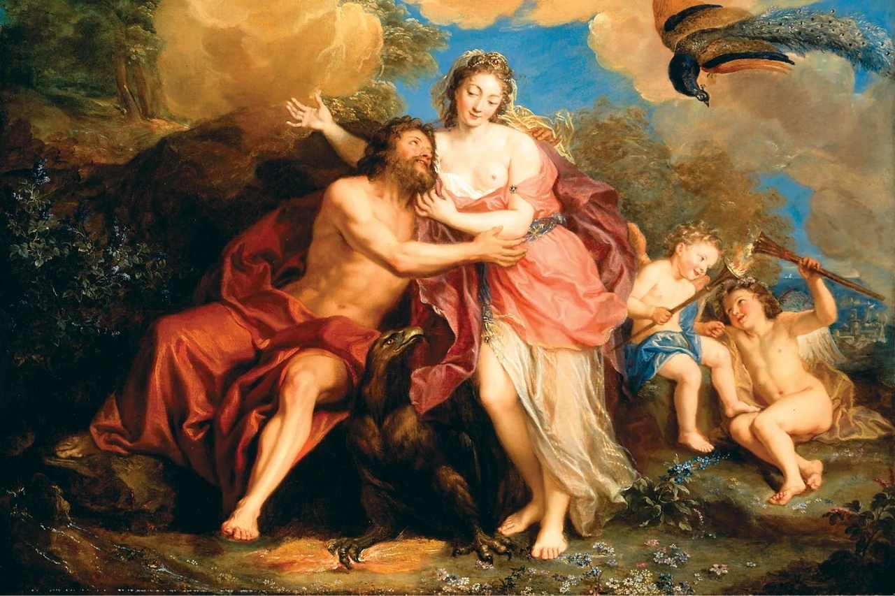 De Griekse God van Regen, Donder en Luchten: Zeus