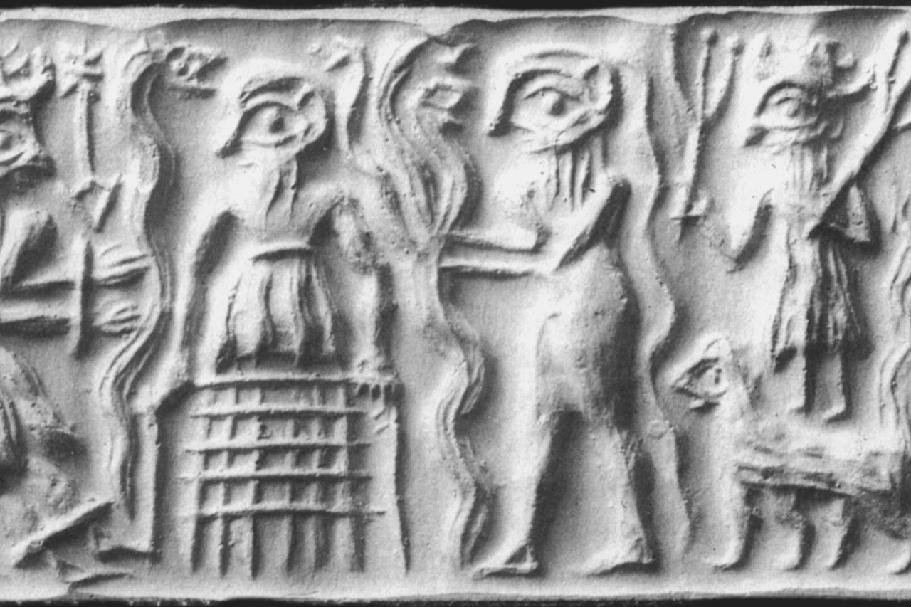 Ereshkigal: Staand voorbij de poort van de onderwereld